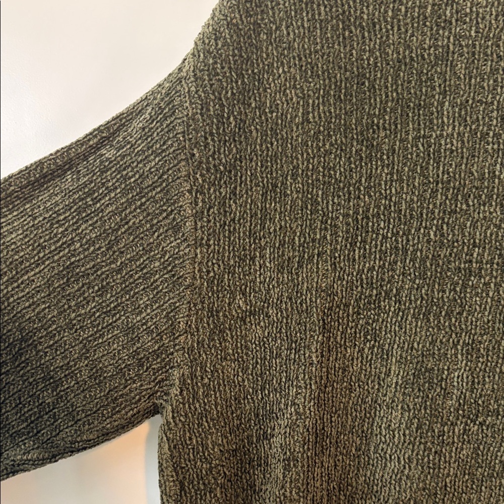 RELAIS | Olive Green Women's Knit Sweater - Picture 6 of 11